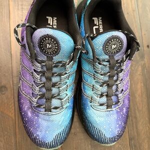 MERRELL MOAB FLIGHT GALACTIC VIBRAM GLOW IN DARK SNEAKERS MEN SIZE 8 J067417
